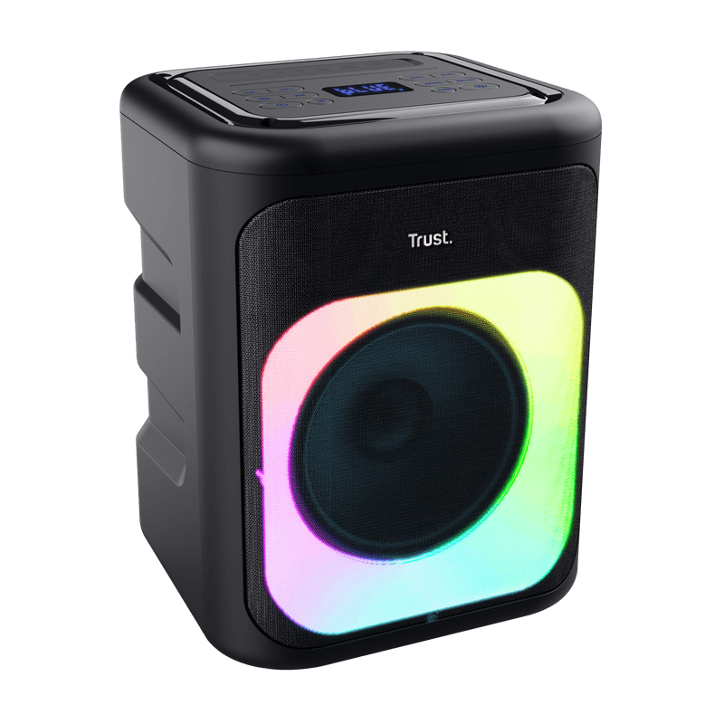 Boxe Trust Azura cu fir, wireless si BT, putere maxima RMS 50W, frecventa raspuns 100 Hz - 20.000 Hz, impendanta 4 Ohm, negru — miniatură