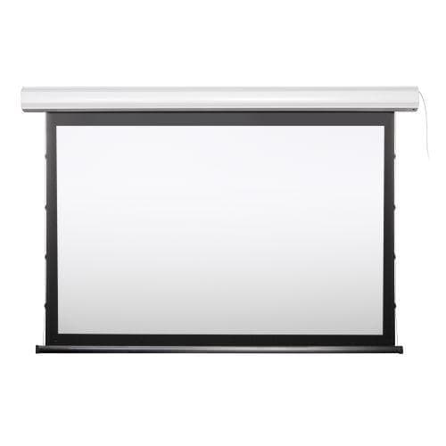 Ecran proiectie electric ESAC100, instalare perete/ tavan, margini de mascare negre pe 4 laturi, material pentru ecran lavabil, intretinere usoara, motor tubular silentios, consum redus de energie, Dimensiune zona de proiectie- 200 x 150 cm, Diagonala- 254 cm (100"), 4:3, carcasa otel 220 mm — miniatură