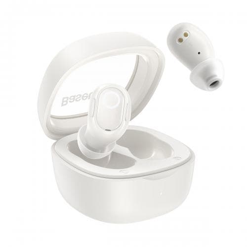 Casti In-ear Baseus Bowie WM02, Wireless, Alb — miniatură