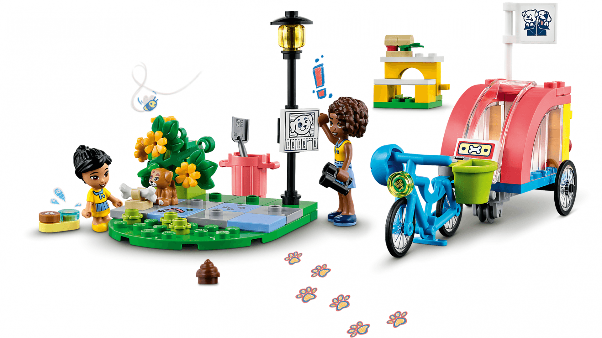 BICICLETA PT.SALVAREA CAINILOR,LEGO41738 — miniatură