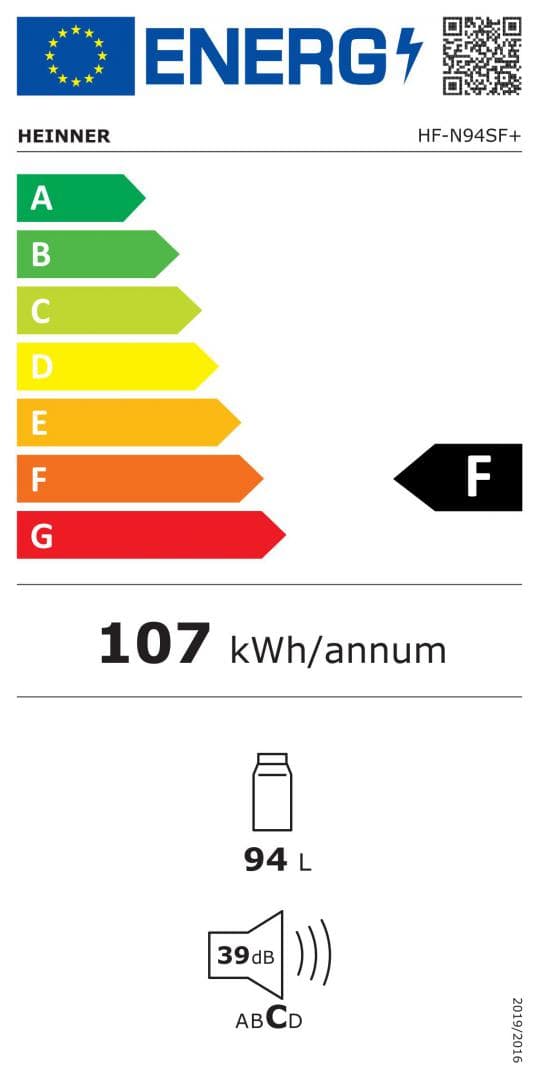 FRIGIDER HEINNER HF-N94SF+ — miniatură