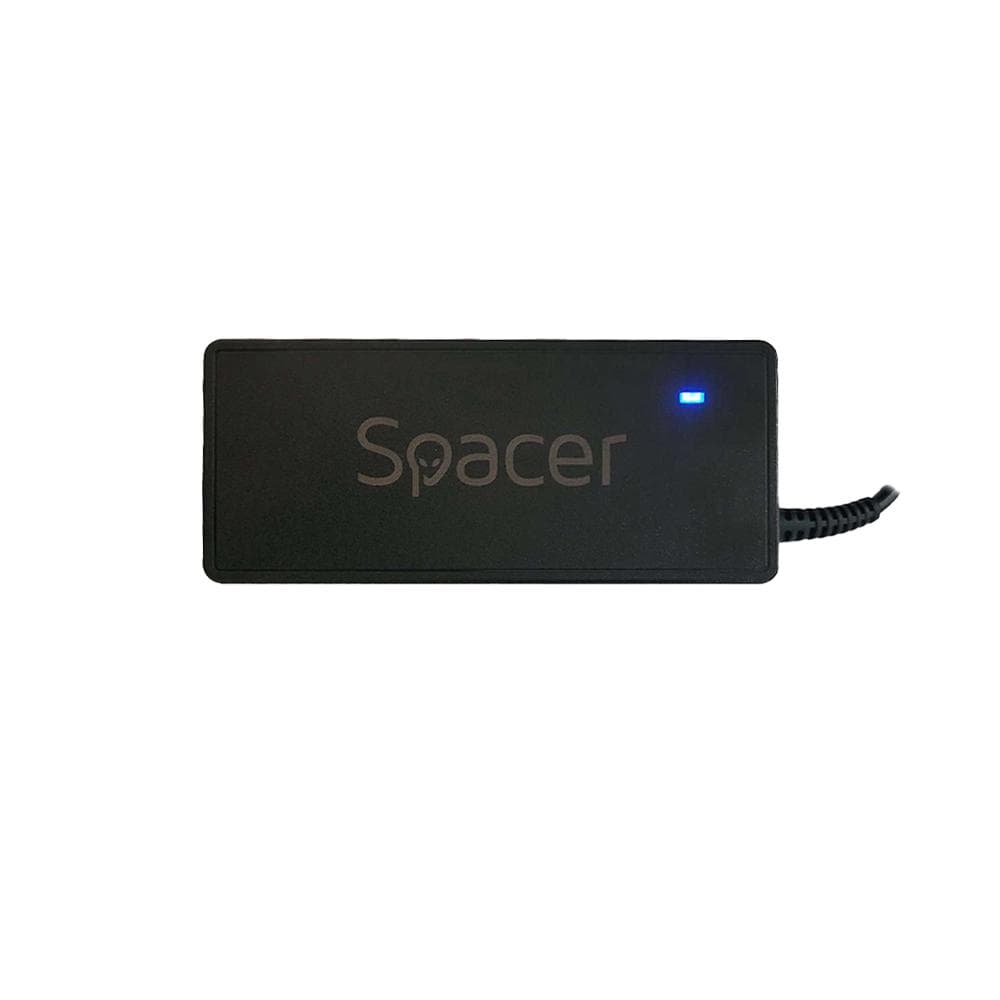 Incarcator Laptop SPACER SPNA-UNIV-12, 90W, Negru — miniatură