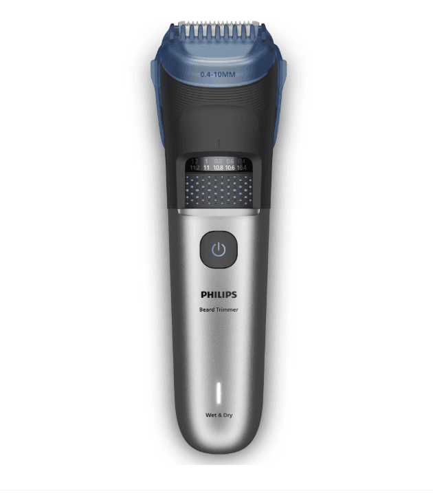 Aparat de tuns electric Philips BT7670/15 Seria 7000, 40 setari lungime, tehnologie BeardSense, 100% rezistent la apa, husa transport, Gri — miniatură