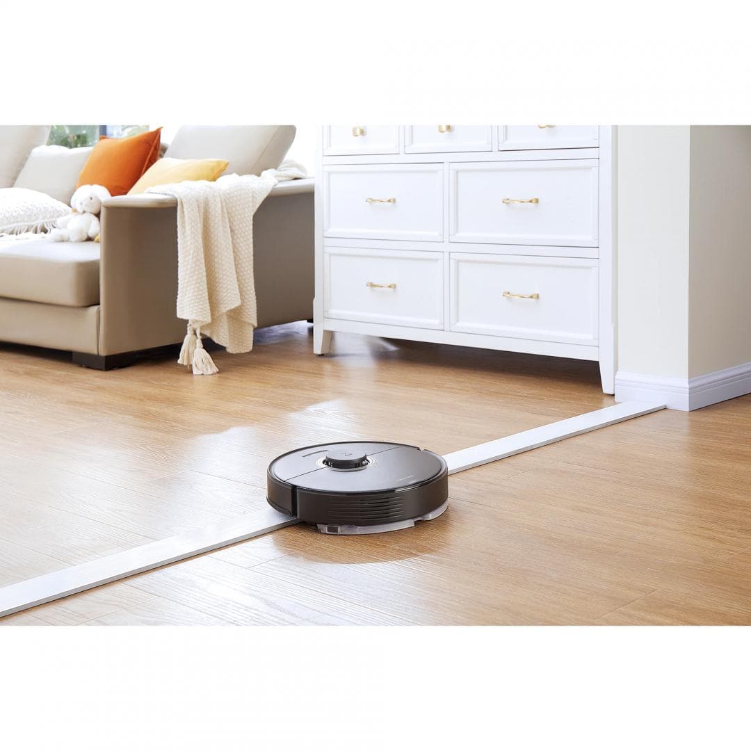 Robot de aspirare Roborock Q7Max, aspirator&mop, 58W, LiDAR, 4200 Pa, 4 senzori, 4 harti, mapare 3D, 5200mAh, recunoastere automata a camerei, recipient praf: 470ml, recipient apa 350ml, zone no-go si no-mop, 30 moduri de setare a volumului de apa, negru — miniatură