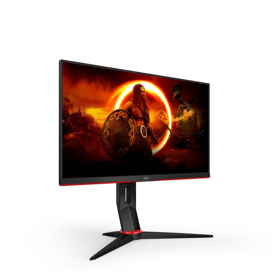 Monitor Consumer AOC Q24G2A/BK, 23.8", 2560 x 1440 pixeli, Black, Red — miniatură