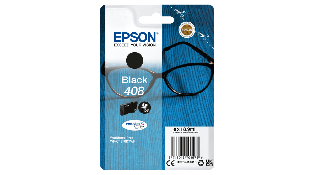 Cartus Epson 408 DURABrite Ultra, Black