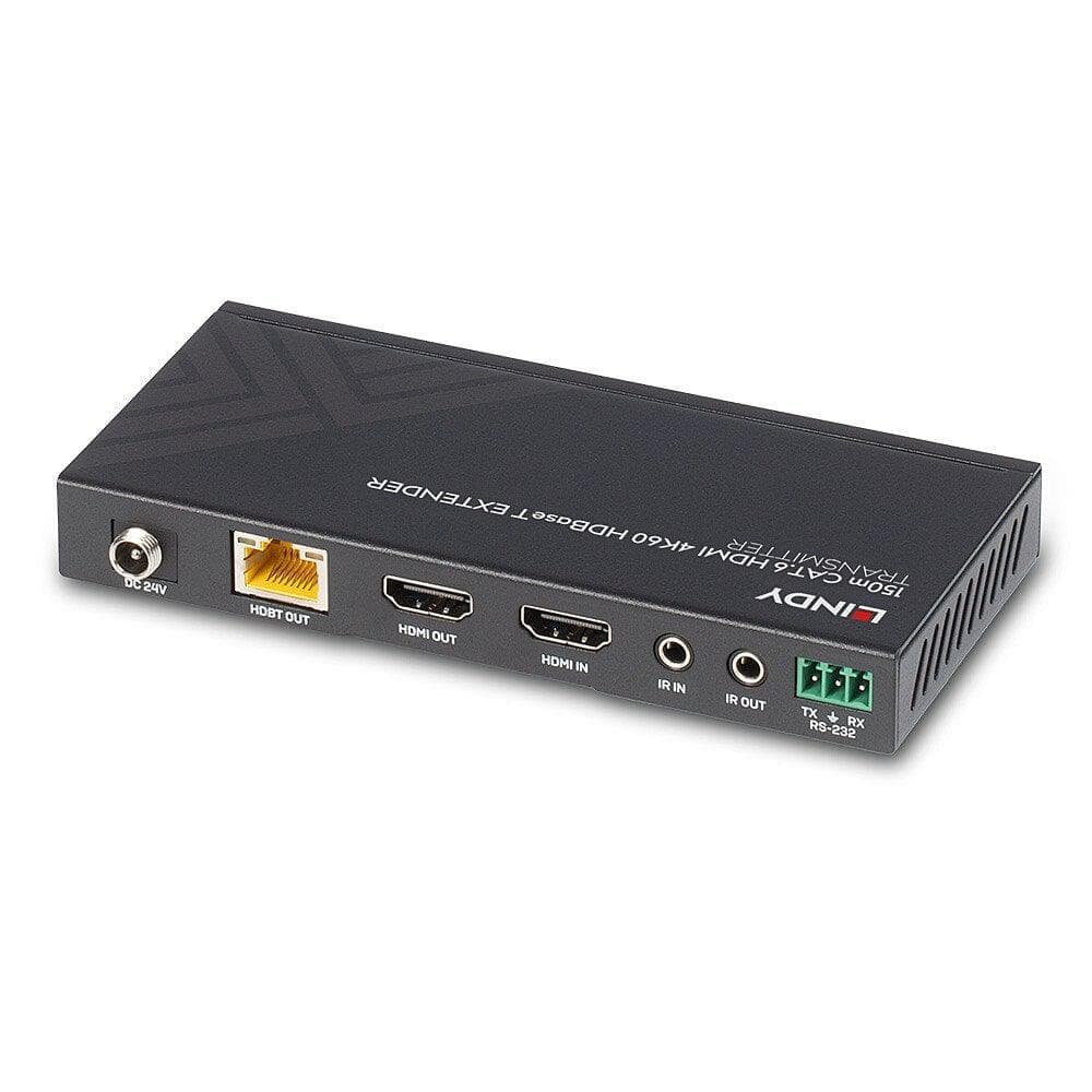 Lindy 150m Cat.6 HDMI 4K60, IR & RS-232 HDBaseT Extender Description Distributes HDMI resolutions up to 150m over Cat.6 network cable via HDBaseT & Long Reach technology Supports HDMI 18G resolutions up to 4K 3840x2160@60Hz 4:4:4, with additional support for HDR RS-232, CEC pass-through and — miniatură