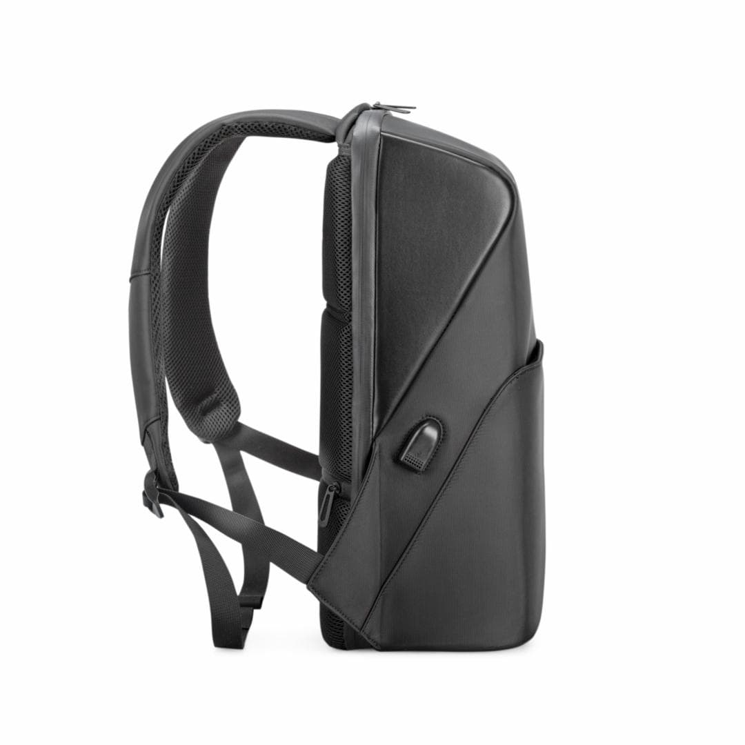 Rucsac notebook Serioux, SMART TRAVEL ST9590, dimensiuni 31 x 16 x 46 cm, rezistent la apa, compartimente multiple, compartiment separat pentru notebook: max. 15.6", bretele ajustabile, port de încărcare USB, buzunar ascuns la spate, material poliester — miniatură