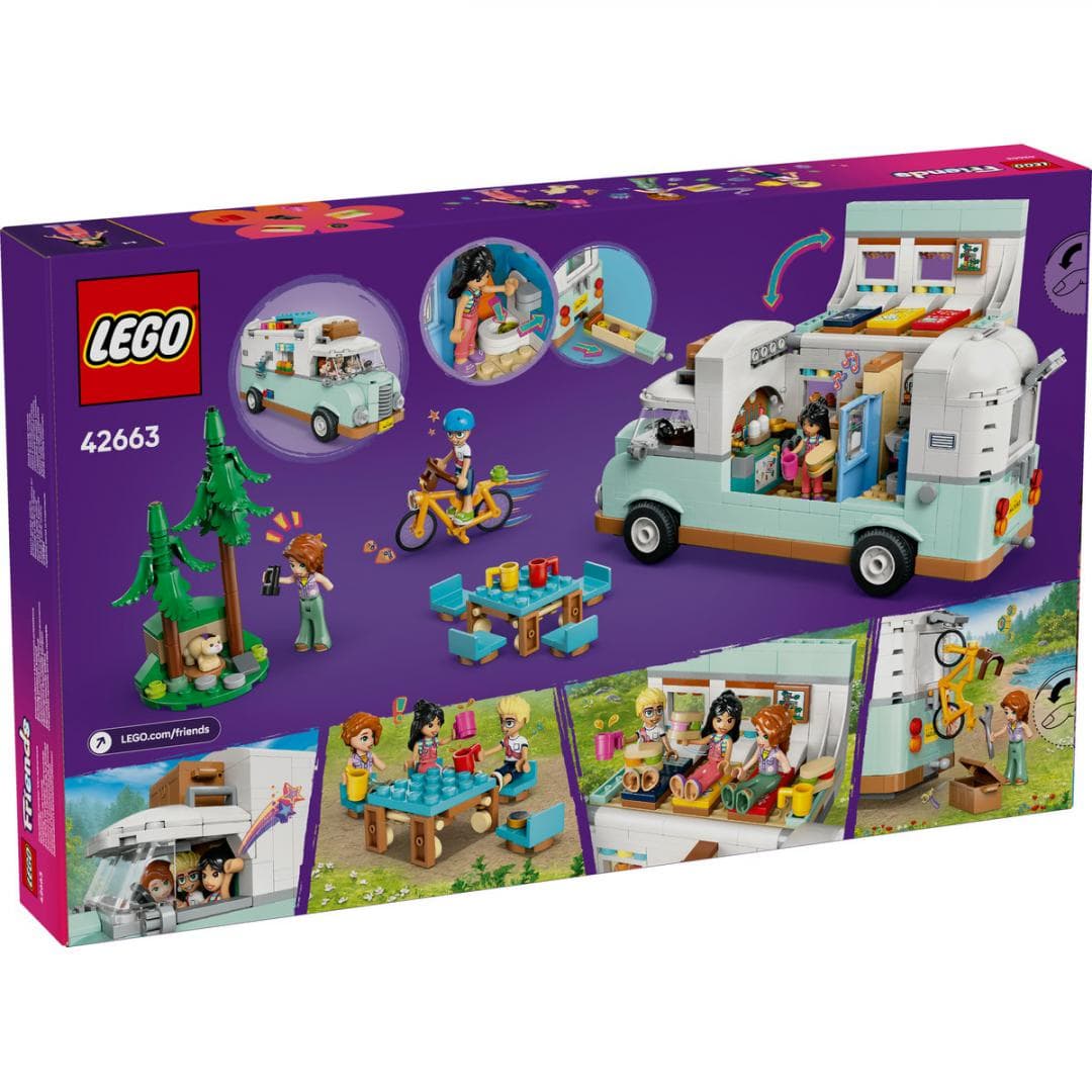 AVENTURA IN RULOTA CU PRIETENII, LEGO42663 — miniatură