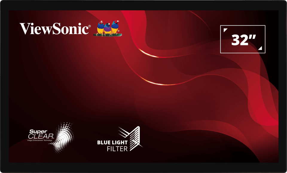 Monitor Consumer ViewSonic TD3207, 32", 1920 x 1080 pixeli, Touchscreen, Black