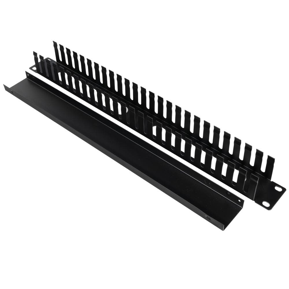 PANOU gestionare cabluri SPACER - SPCM-1U-BK-02 — miniatură