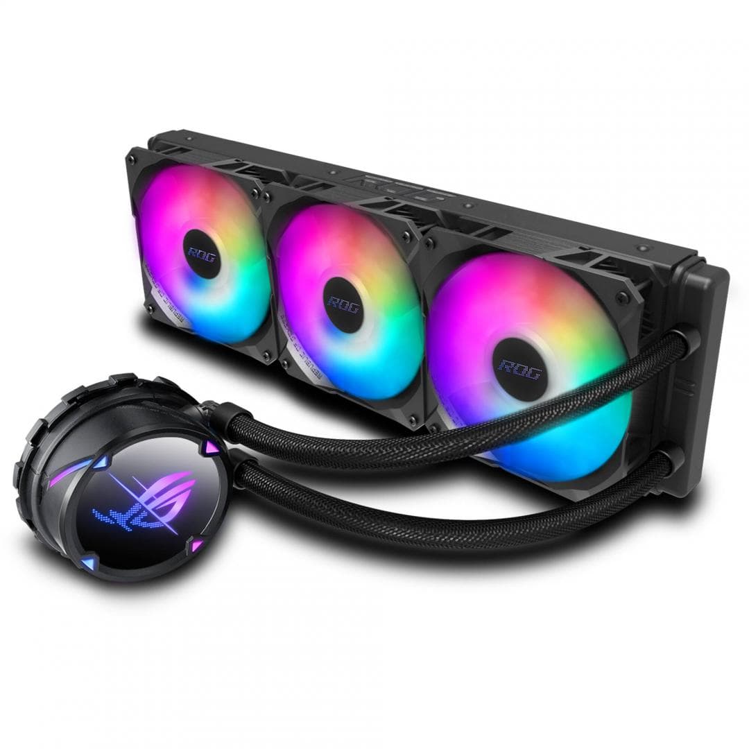 Cooler Procesor ASUS ROG STRIX LC II 360 ARGB, Lichid, 12 cm, 3 ventilatoare, aRGB