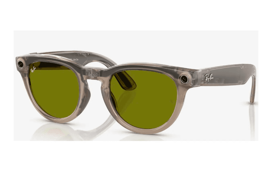 RayBan Meta Headliner Shiny Warm Stone/Dark Green Transitions — miniatură