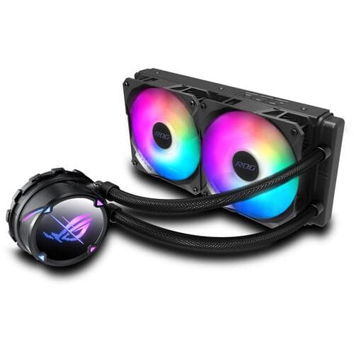 Cooler Procesor ASUS ROG Strix LC II 240 ARGB, Lichid, 12 cm, 2 ventilatoare, aRGB