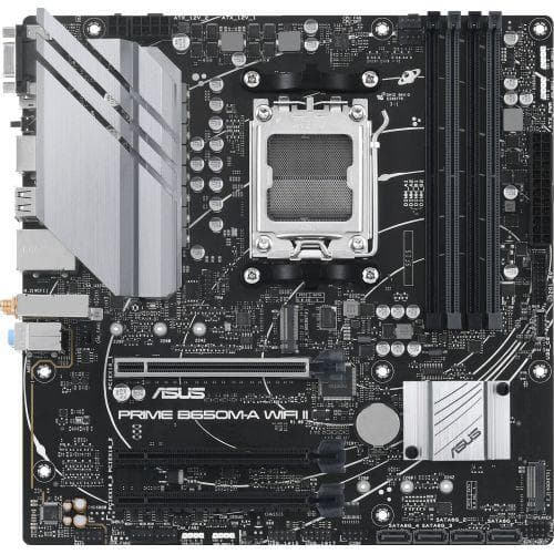 Placa de baza ASUS PRIME B650M-A WIFI II, Socket AM5, DDR5, Micro-ATX — miniatură