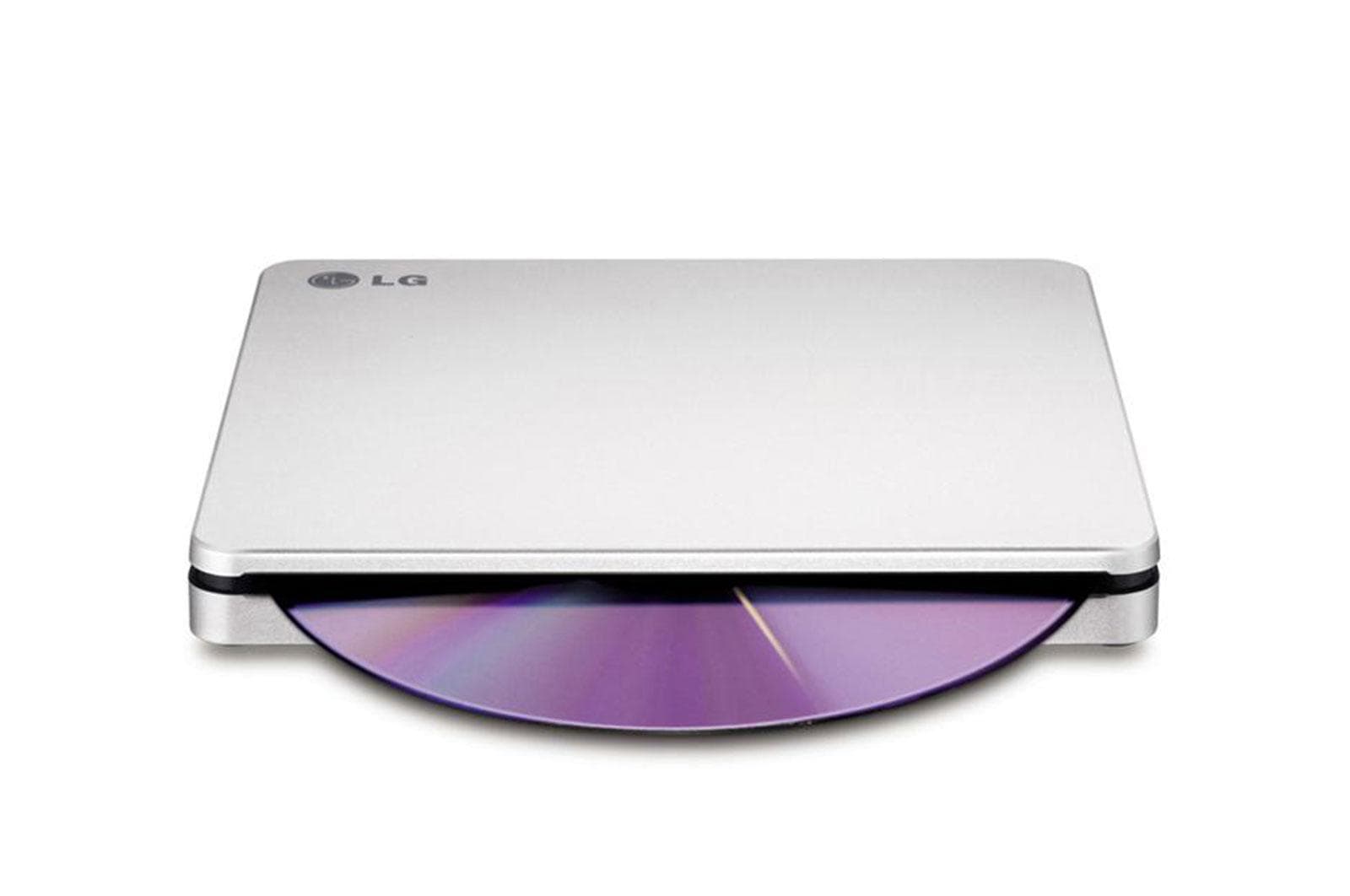 Unitate optica SuperMulti Ultra Slim HITACHI-LG, DVD+/-RW M-Disc Support, 8x DVD, 24x CD, extern, USB2.0, ultra slim, 145.5 mm x 136 mm x 15 mm,  silver