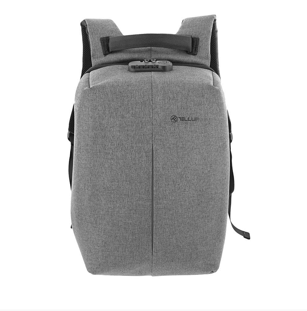Rucsac laptop TELLUR Antifurt V2, Gri — miniatură