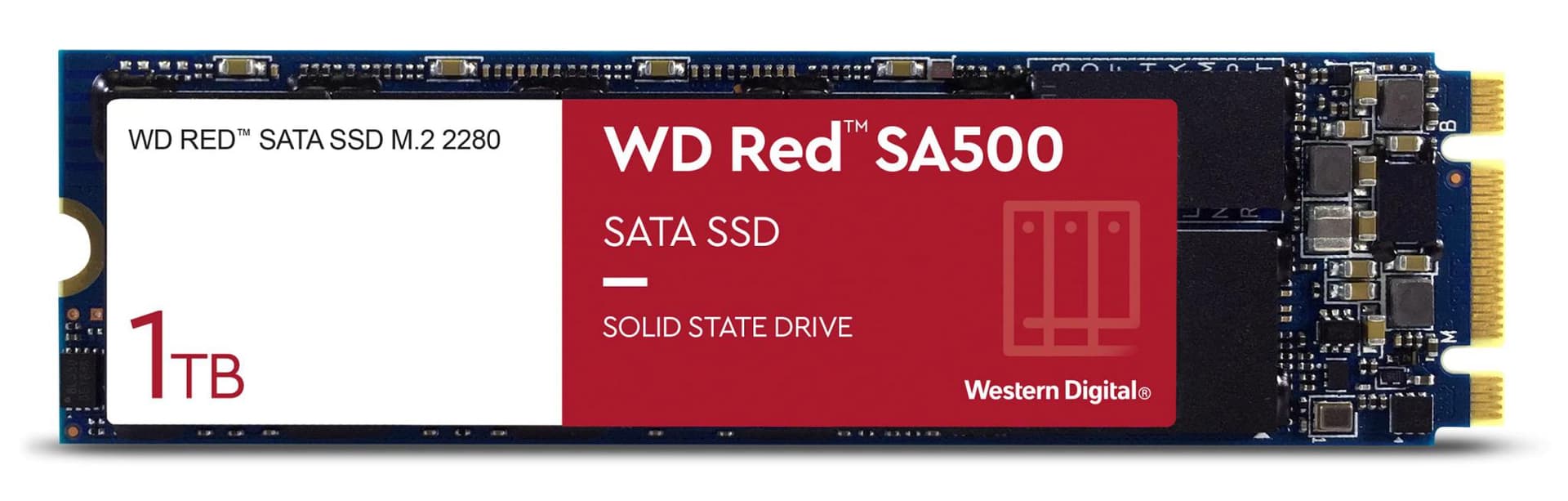 SSD intern Western Digital Red SA500, 1 TB, SATA, M.2