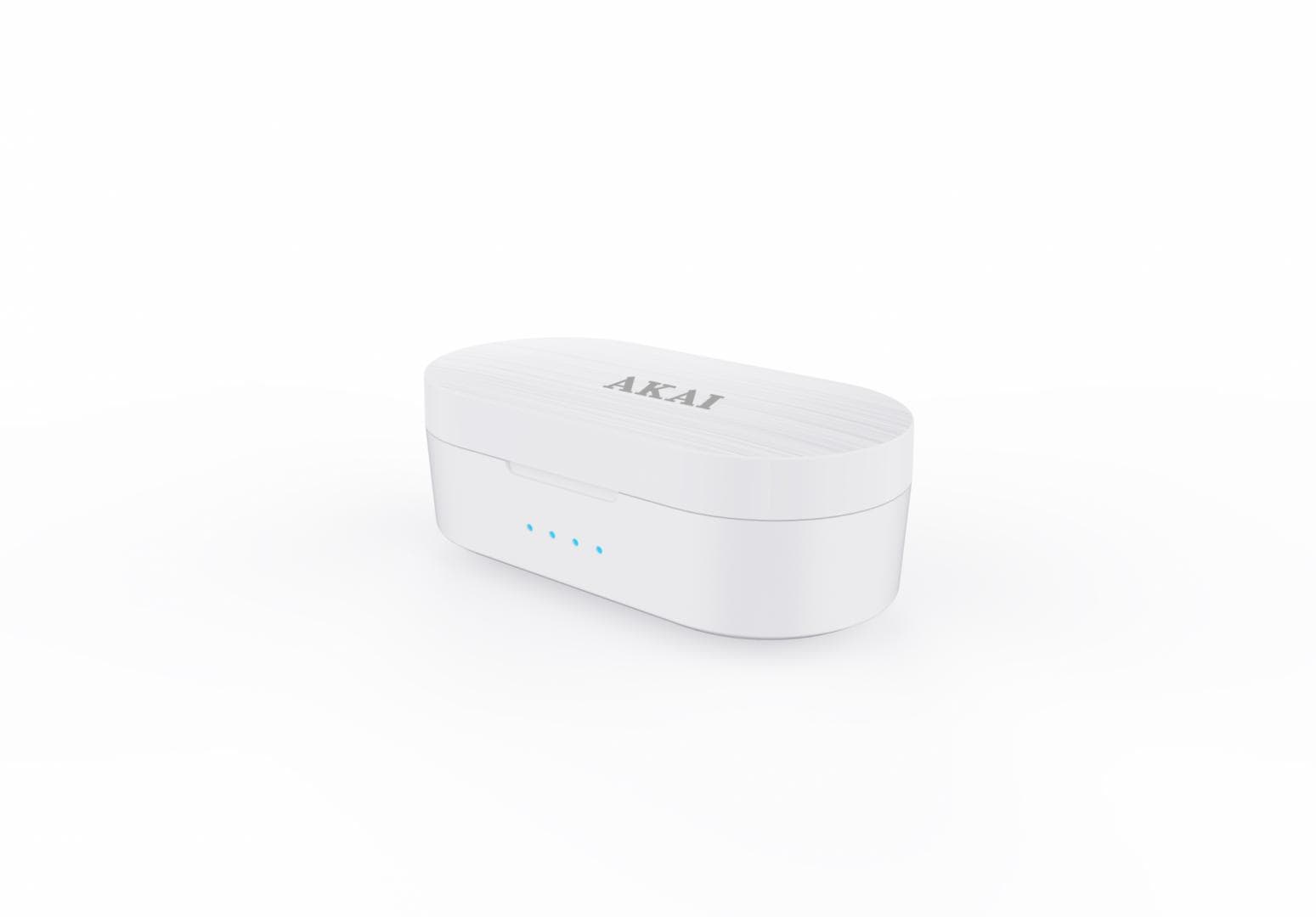 Casti Head-band AKAI BTE-J10W, Wireless, Alb — miniatură