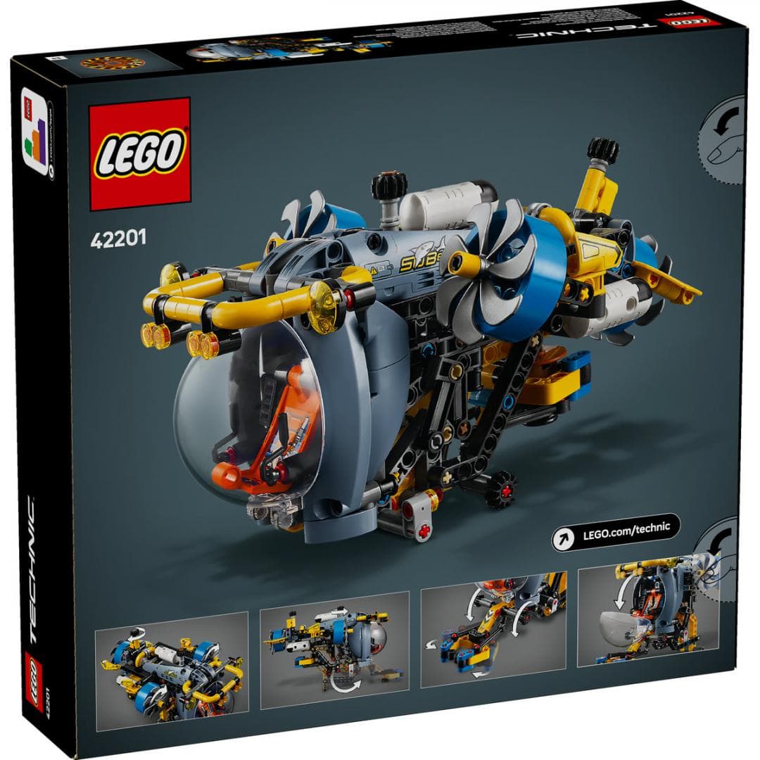 SUBMARIN DE CERCETARE, LEGO 42201 — miniatură