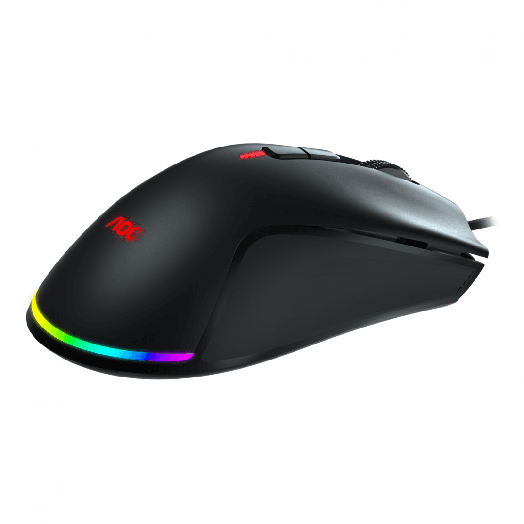Mouse Gaming AOC GM530, 16000 dpi, Negru — miniatură