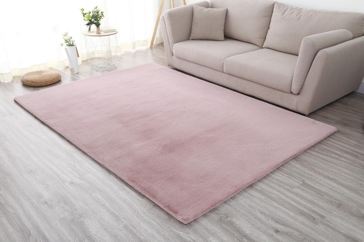 Covor Heinner Shaggy soft blanita Roz Pudra 70x140 cm — miniatură