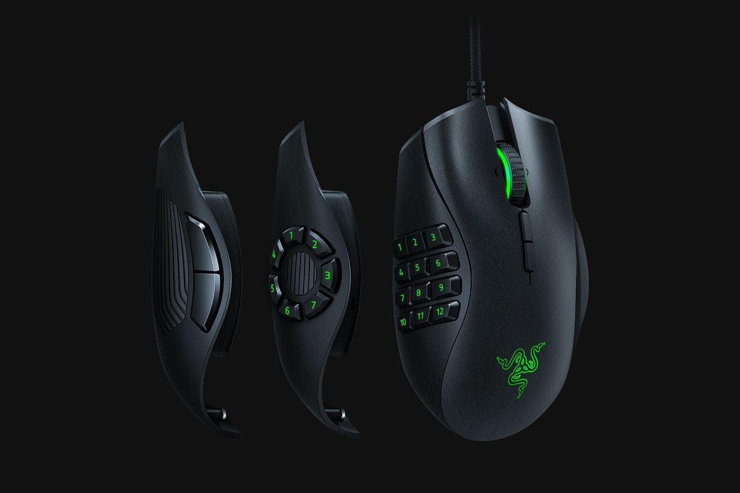 Mouse Gaming Razer Naga Trinity, 16000 dpi, Multicolor — miniatură