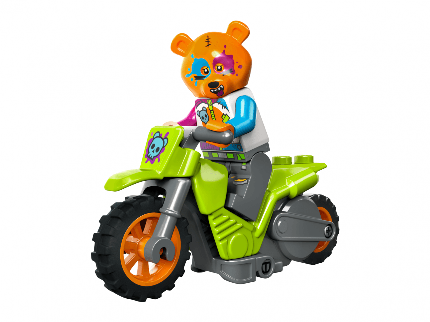 60356 Motocicletă de cascadorie cu urs — miniatură