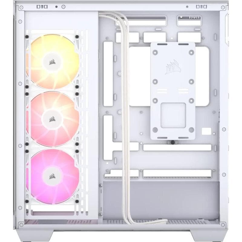 Carcasa CORSAIR 3500X ARGB, RGB, Mid Tower, White — miniatură