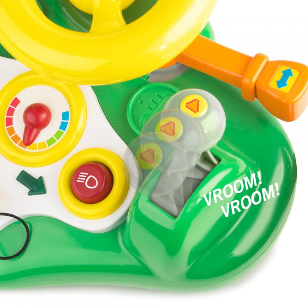 VOLAN DE JUCARIE CU LUMINI SI SUNETE, JOHN DEERE — miniatură