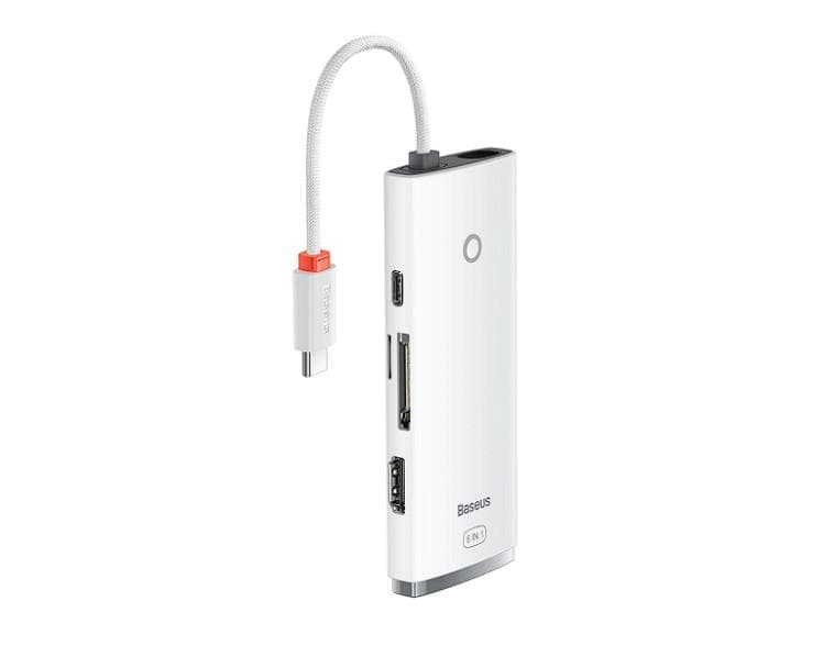 Docking station BASEUS Lite, USB tip-C, N/A, Alb