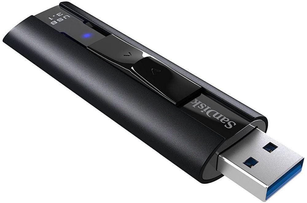 Memorie USB SanDisk Extreme Pro 256 GB, USB 3.1, Negru