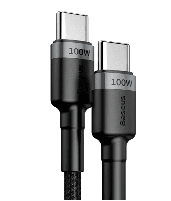 Cablu Baseus Cafule CATKLF-ALG1 2m, negru — miniatură