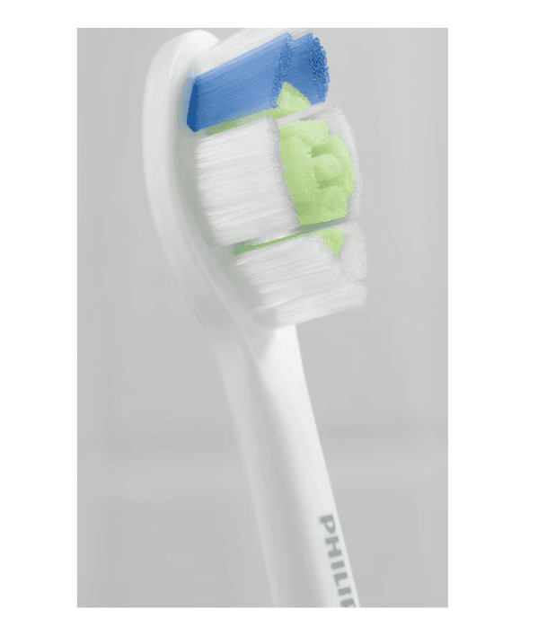 Rezerve Philips Sonicare Optimal White HX6066/87, pachet de 6 capete de periere, Standard, click-on, sincronizarea modurilor BrushSync, Alb — miniatură