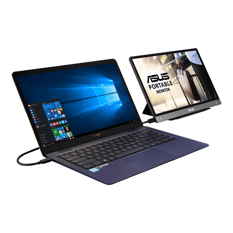 Monitor Consumer ASUS MB14AC, 14", 1920 x 1080 pixeli, Grey — miniatură