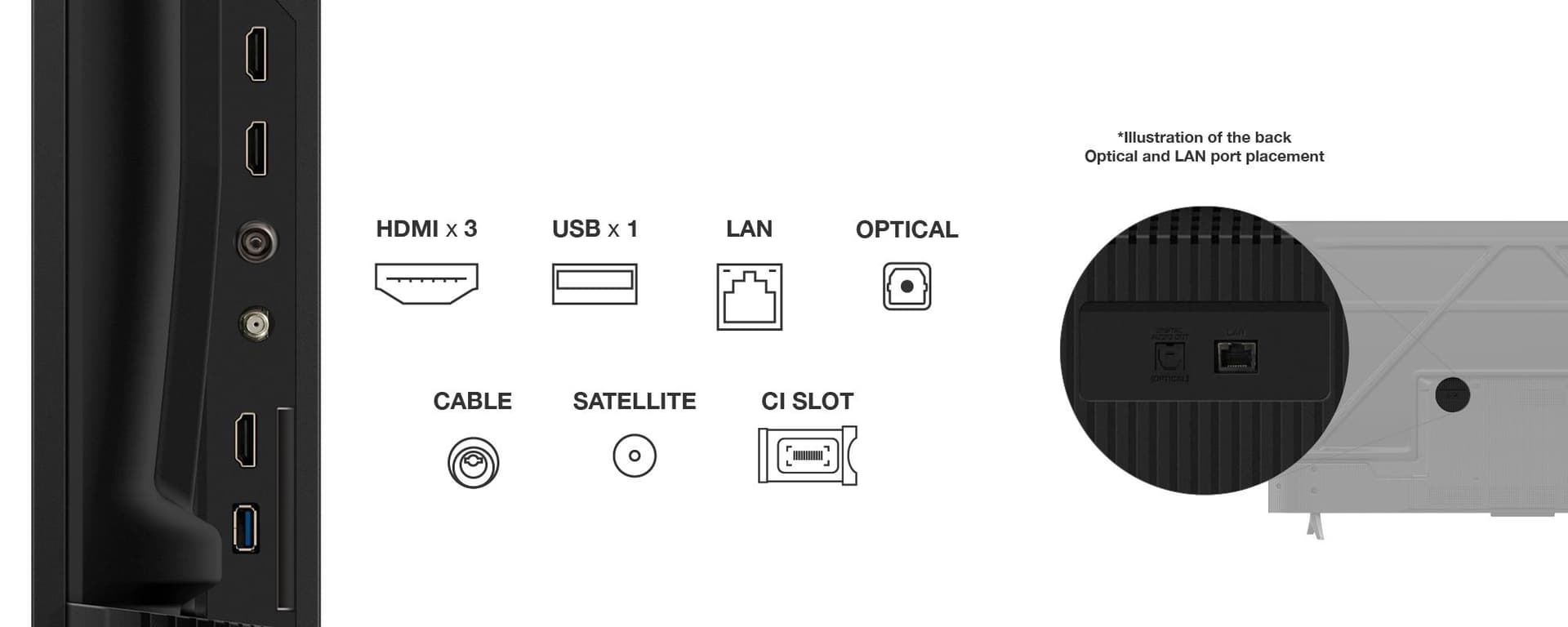 Televizor LED TCL 50P61K, 126 cm, 4K, Smart Google TV — miniatură