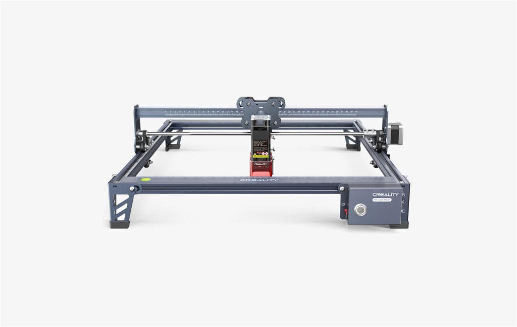 Masina gravare laser Creality CR-Falcon, precizie: 0.06mm, taiere dintr- o singura trecere max 12mm, putere laser:10W, dimensiuni suprafata lucru: 400*415mm, viteza: 10000/min, sursa lumina: semiconductor laser, format fisier slice: svg, png, jpg, jpeg, bmp, dxf, format fisier gravare: gcode