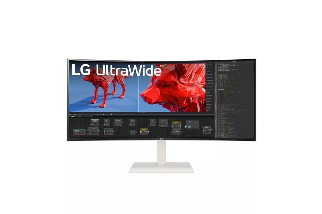 Monitor Consumer LG 38WR85QC-W, 37.5", 3840 x 1600 pixeli, White