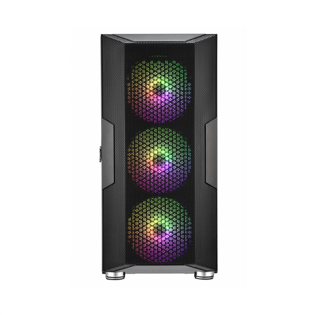 Carcasa FORTRON CUT592, RGB, Full Tower, Black — miniatură