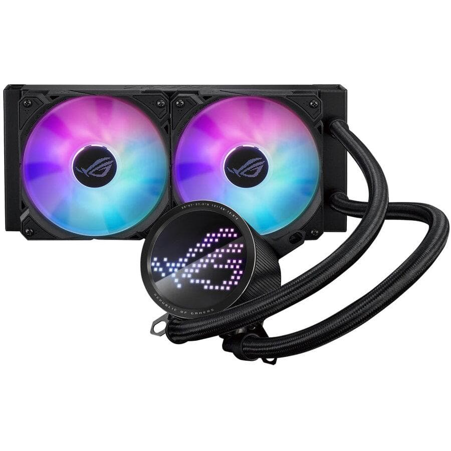 Cooler Procesor ASUS ROG Strix LC III 240 ARGB, Lichid, 12 cm, 2 ventilatoare, aRGB — miniatură
