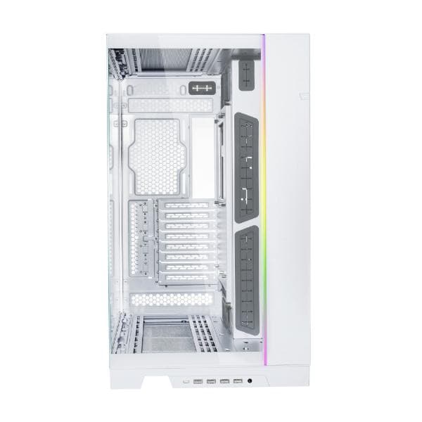 Carcasa LIAN LI O11 Dynamic EVO XL, RGB, Full Tower, White — miniatură