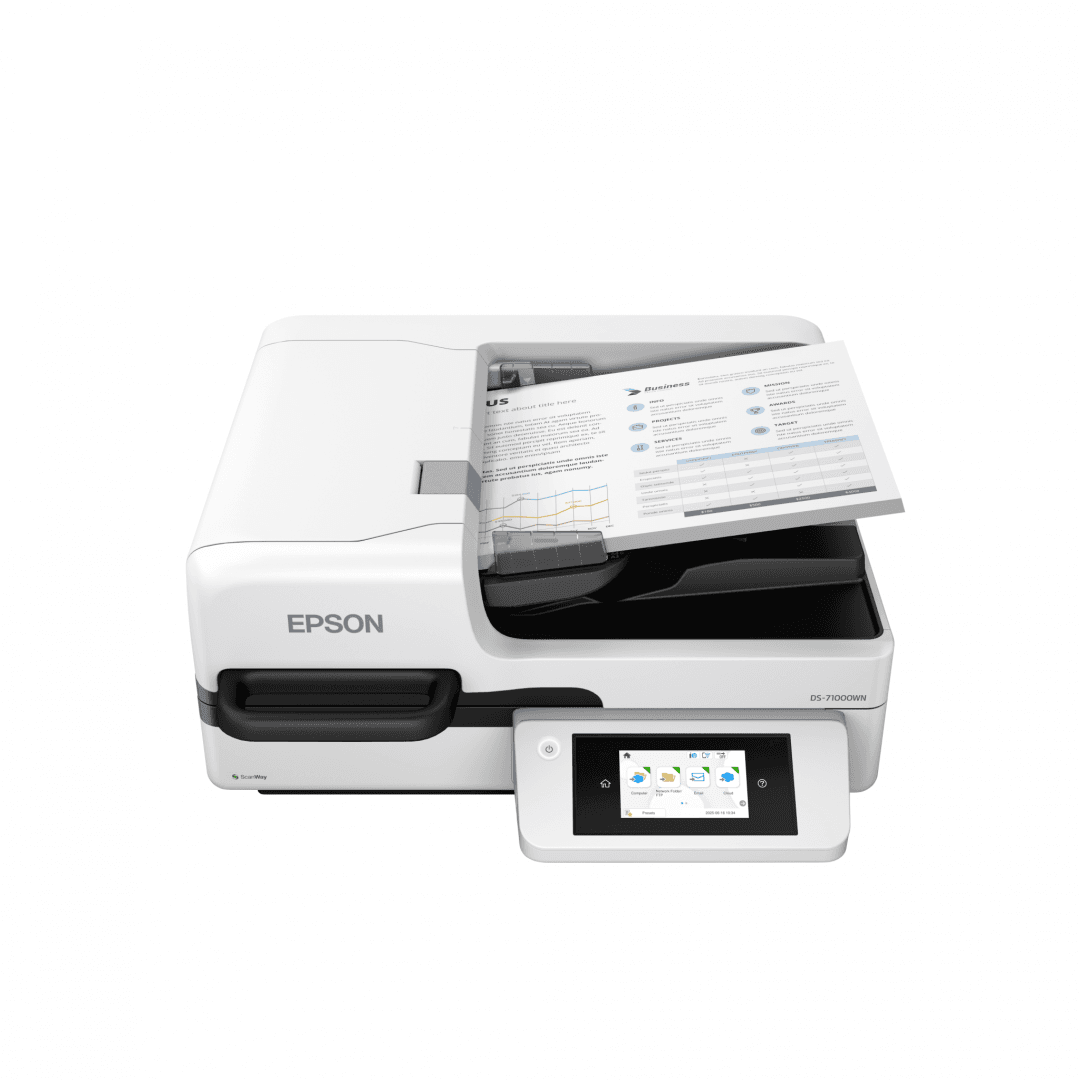Scanner Epson WorkForce DS-71000WN, A3, Duplex, ADF, USB + WLAN + LAN