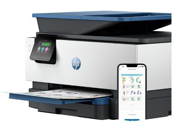 Multifunctional inkjet HP OfficeJet Pro 9125e, format A4, Color, Duplex, USB + LAN + Wi-Fi