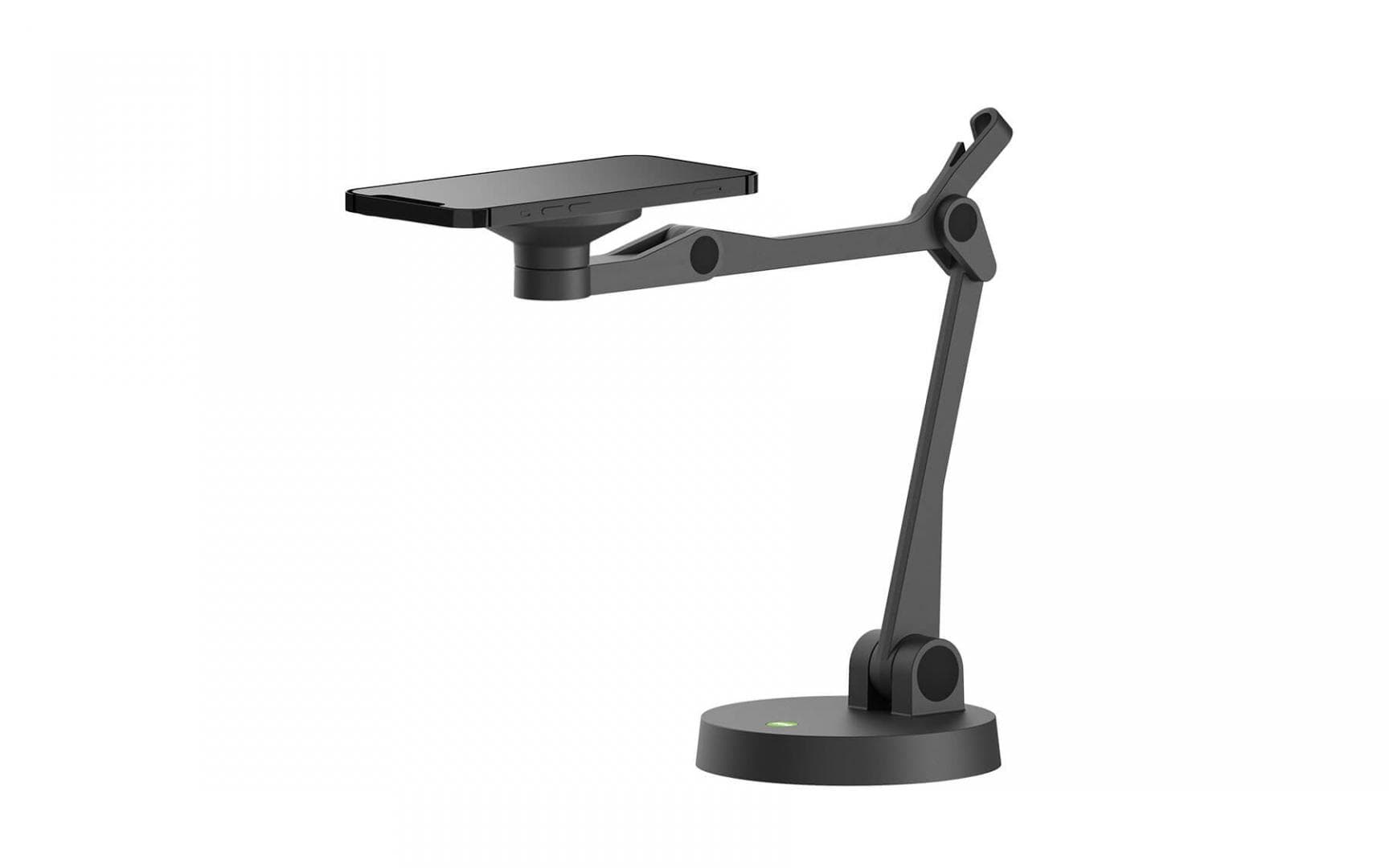 Suport telefon magnetic Ipevo Uplift, potrivita pentru telefoane cu display cuprins intre 70-98mm, greutate maxim telefon suportata: 300 g, negru — miniatură