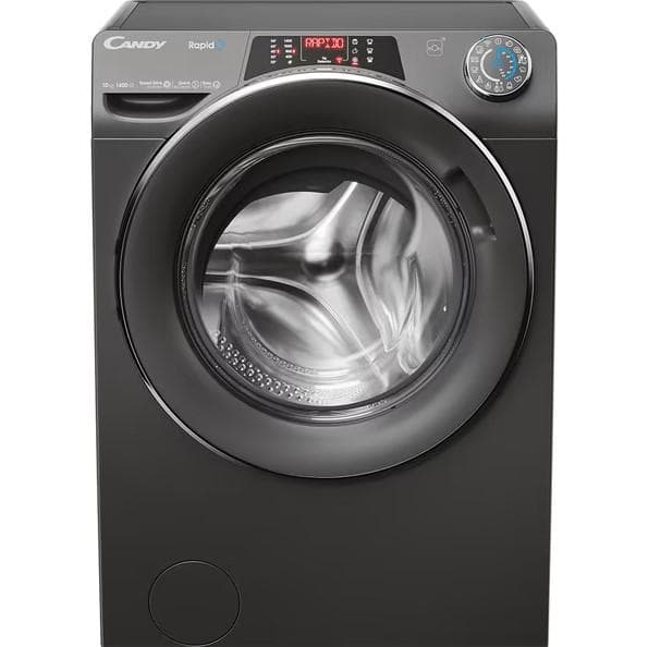 Masina de Spalat Candy RO14106DWMCRT-S RapidO, 10kg, 1400, A, BPM, MPS, 6D, WiFi+BT, Steam, Anthracite+anthracite+chromed ring