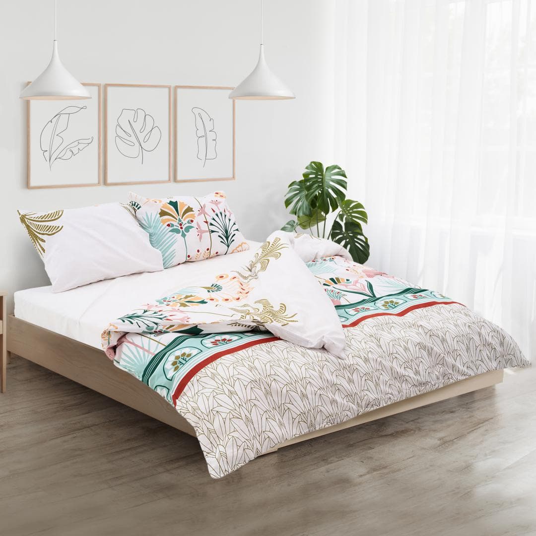 Lenjerie kingsize, bumbac,132 TC, Aria — miniatură