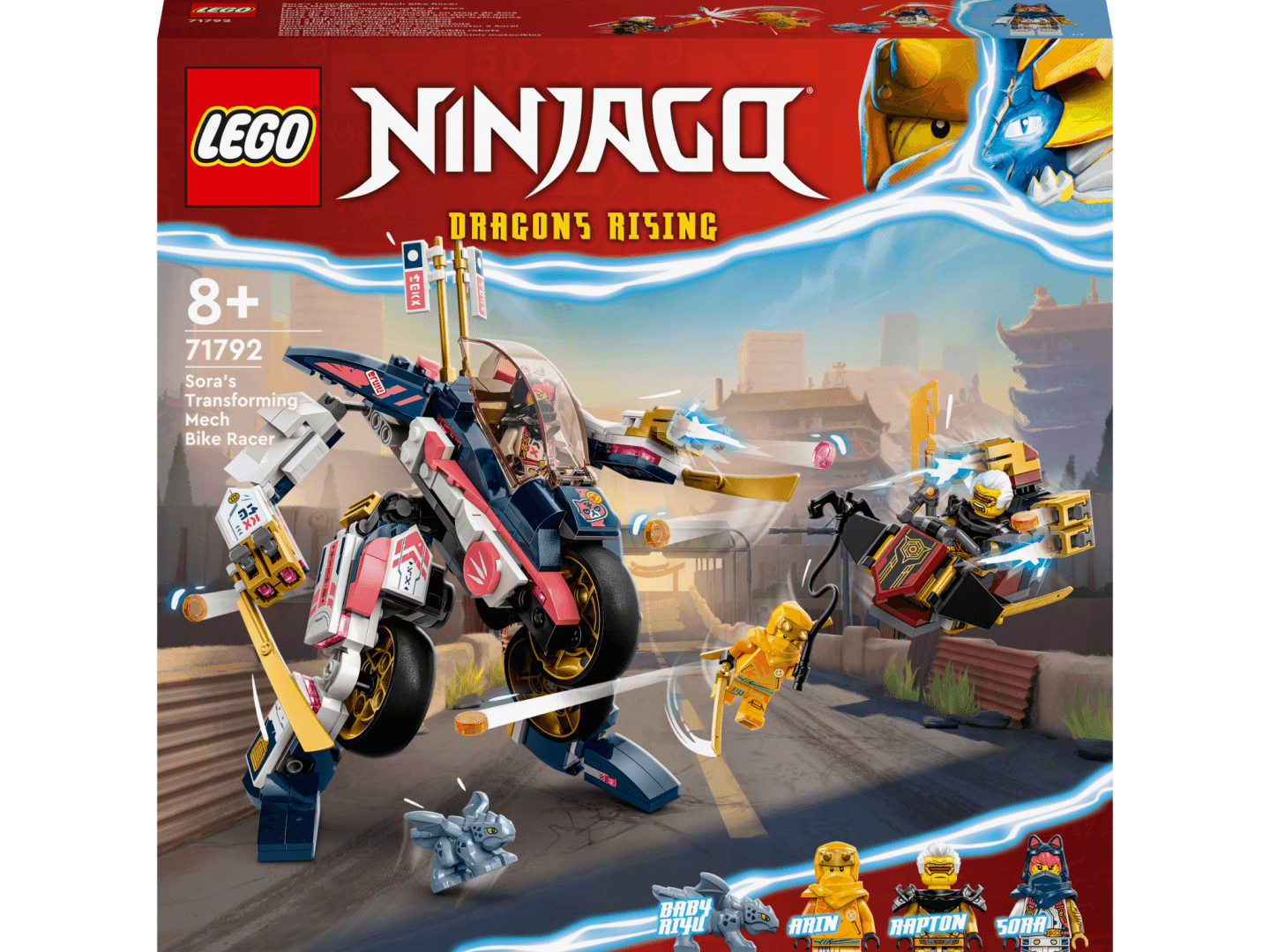 MOTOCICLETA-ROBOT A SOREI, 71792 LEGO — miniatură