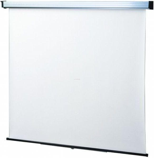 Ecran de proiectie Sopar Profesional, manual, perete, 180cm x 190cm, format 1:1, alb — miniatură