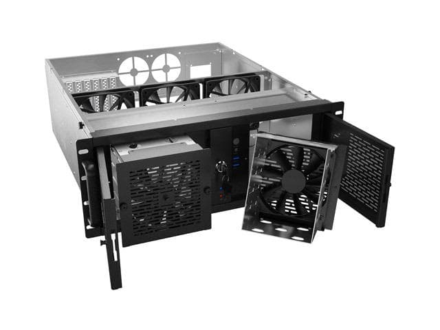 Carcasă server rack ATX 520/12 19"/4U — miniatură