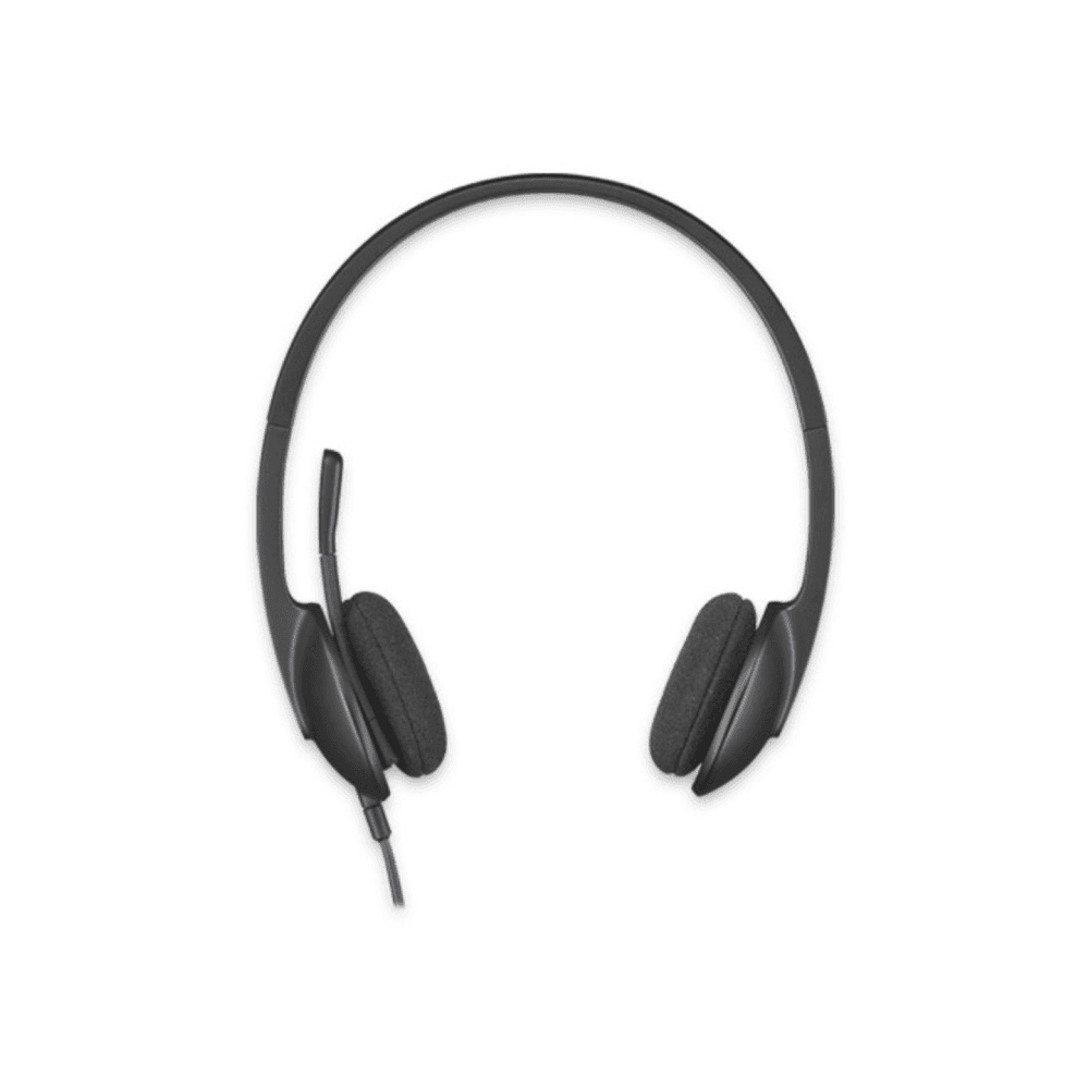 Casti Head-band Logitech H340, Wired, Negru